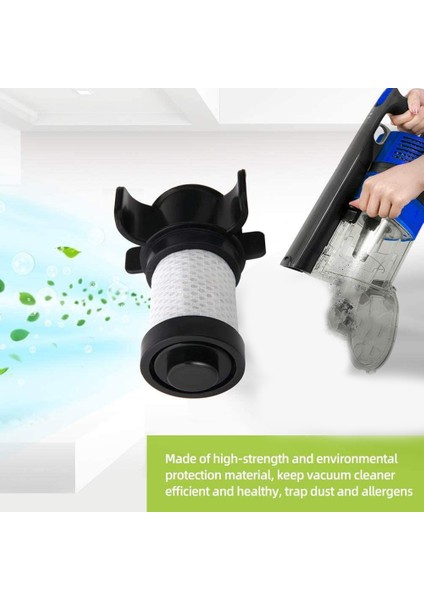 Shark IF200UKT IF250UKT Için Filtreler, 2 Hepa + 6 Köpük, Duoclean (Yurt Dışından)
