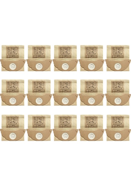 Karcher WD2250 A2004 A2054 Mv2 Robot Için 15PCS Vakumlu Toz Kağıt Torba (Yurt Dışından)