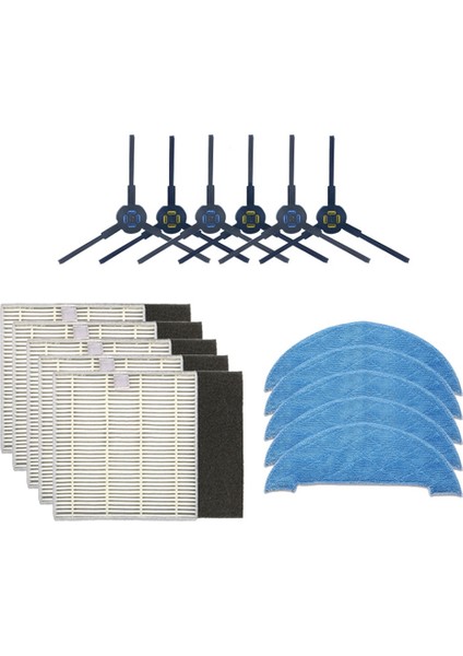 Ilife V8S X750 X785 V80 Elektrikli Süpürge Için Hepa Filtre Yan Fırça Paspas (Yurt Dışından)