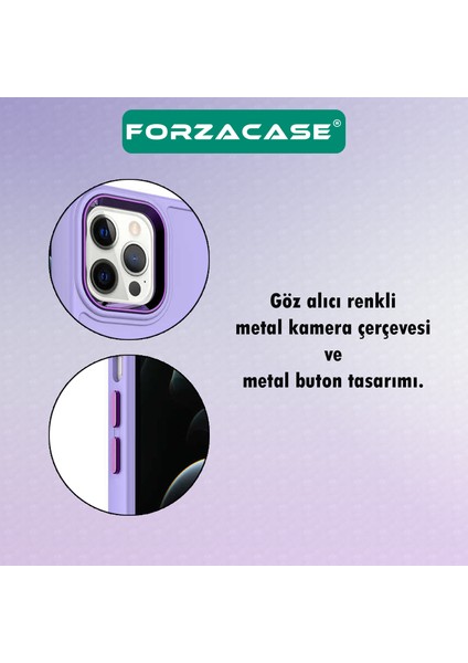 iPhone 11 Uyumlu Rock Serisi Metal Buton ve Kamera Çerçeveli Sert Silikon Kılıf