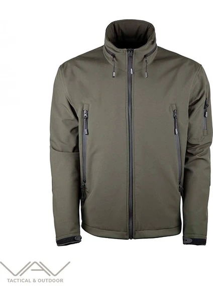 VAV Wear Shellht 04 Softshell Mont  Su Rüzgar Geçirmez Su Itici Gizlenebilir Kapüşon