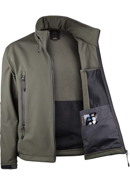 VAV Wear Shellht 04 Softshell Mont  Su Rüzgar Geçirmez Su Itici Gizlenebilir Kapüşon