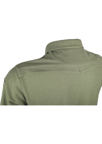 Outdoor Günlük Polo Yaka Lakost Erkek Kısa Kollu T-Shirt Pamuklu Yazlık TLAC01