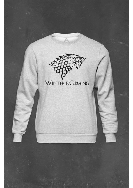 Dizi Game Of Thrones Winter Is Coming Baskılı Unisex Sweat