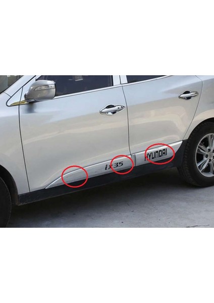 Hyundai IX35 Uyumlu 2010 Sonrası Yan Kapı Çıtası Krom Parça