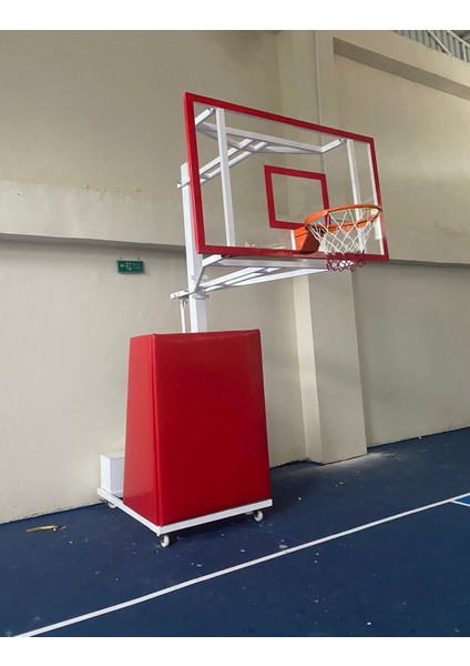 Premium Seyyar Basketbol Potası Yükseklik Ayarlı 10 mm Cam fiyatları