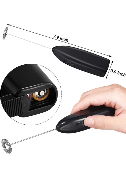 Açık Sarı Stil Içecek, Sıcak Çikolata, Kahve, Süt Için Paslanmaz Çelik Çırpıcılı El Sütü Köpürtücü Mini Elektrikli Içecek Mikseri (Yurt Dışından) fiyatları