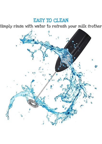 Açık Sarı Stil Içecek, Sıcak Çikolata, Kahve, Süt Için Paslanmaz Çelik Çırpıcılı El Sütü Köpürtücü Mini Elektrikli Içecek Mikseri (Yurt Dışından) fırsatları