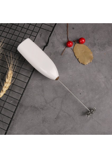 Beyaz Stil Taşınabilir Electr Süt Köpürtücü Mini Blender Mutfak Süt Cappuccino Elektrikli Mikser Yumurta Çırpma Yumurta Çırpıcı Formu El Mikser Kahve Için (Yurt Dışından)