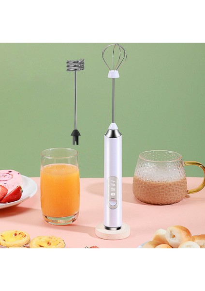 J-3 Siyah Stil El Süt Köpürtücü USB Şarj Çok Amaçlı Köpük Makinesi Içecek Mikser Kahve Köpürtücü Mikser Latte Yumurta Frappe Cappuccino Için (Yurt Dışından)