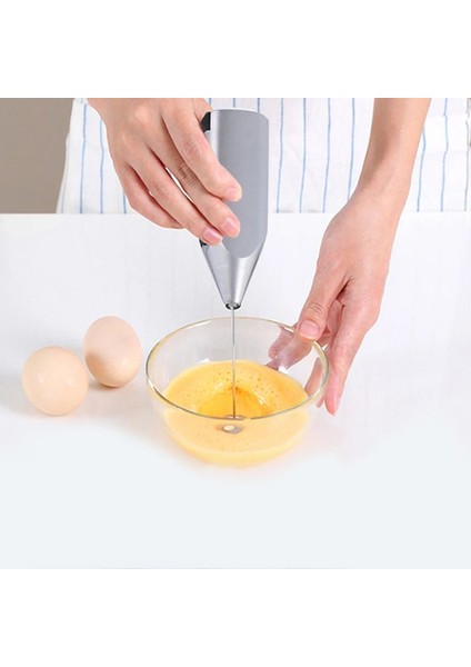 Mor Tarzı Kahve Cappuccino Için Mini Çırpıcı Sıcak Çikolata Kremalı Yumurta Süt Köpürtücü Elektrikli El Mikser Blender Köpürtücü Maker D43 (Yurt Dışından)