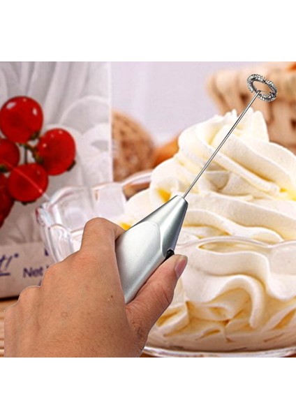 Mor Tarzı Kahve Cappuccino Için Mini Çırpıcı Sıcak Çikolata Kremalı Yumurta Süt Köpürtücü Elektrikli El Mikser Blender Köpürtücü Maker D43 (Yurt Dışından)