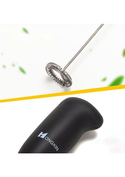 Siyah Stil Mini Süt Köpürtücü El Köpürtücü Kahve Makinesi Yumurta Çırpıcı Çikolata Cappuccino Karıştırıcı Için Taşınabilir Blender Mutfak Çırpma Aracı (Yurt Dışından)