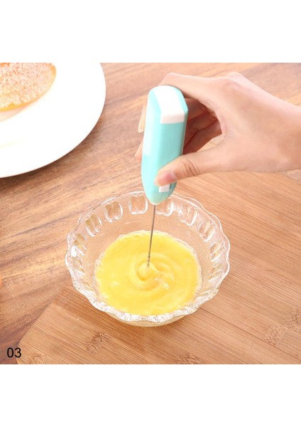 02BOX-SIYAH Tarzı Sıcak Mini El Karışımı Yumurta Ev Mutfak Mikseri Mini Elektrikli El Karışımı Yeni Blender Günlük Faydalı Araçlar Gıda Blender Mikseri (Yurt Dışından)