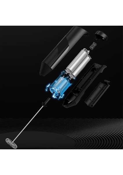 Siyah Stil Süt Köpürtücü El Cappuccino Makinesi Kahve Köpürtücü Yumurta Çırpıcı Çikolata Taşınabilir Gıda Blender Mutfak Çırpma Aracı (Yurt Dışından) fırsatları