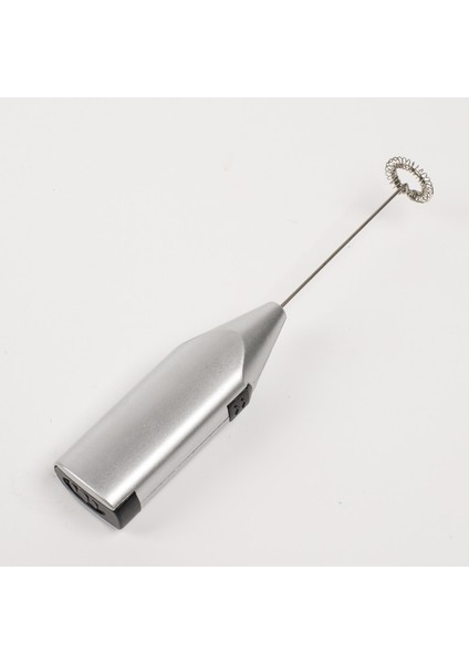 Gümüş Tarzı Mini Süt Köpürtücü Içecek Kahve Çırpma Mikser Elektrikli Yumurta Çırpıcı Frother Foamer Kolu Karıştırıcı Pratik Mutfak Pişirme Aracı (Yurt Dışından)