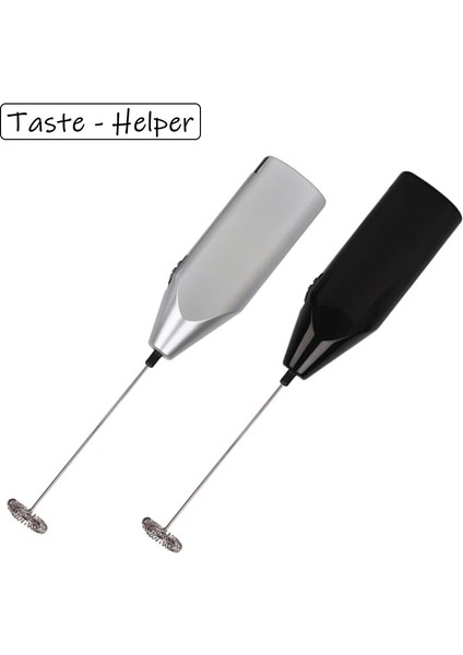 Gümüş Tarzı Süt Köpürtücü Kahve Çırpma Mikseri Elektrikli Blender Yumurta Çırpıcı Mini Köpürtücü Kolu Karıştırıcı Cappuccino Makinesi Pişirme Aleti (1 Paket) (Yurt Dışından) indirimleri
