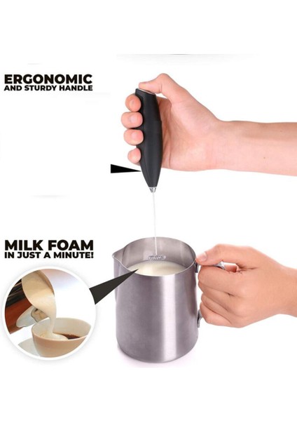 Lattes Için Süt Köpürtücü Elde Taşınabilir Köpük Makinesi - Kahve, Mini Için Çırpma Içecek Mikseri (Yurt Dışından)
