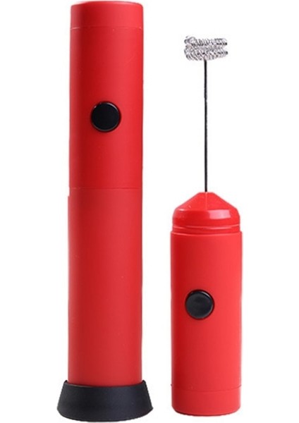 Kırmızı Stil El Elektrikli Yumurta Çırpıcı Mini Köpürtücü Süt Köpürtücü Fıskiye Kahve Blender Mutfak Karıştırıcı Pişirme Aracı D0AB (Yurt Dışından)