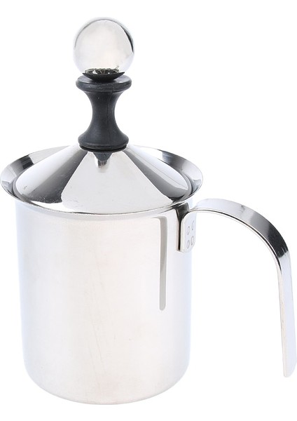 400ML Tarzı Paslanmaz Çelik Çift Örgü Süt Köpürtücü Süt Köpürtücü Süt Kreması 400MLML (Yurt Dışından)