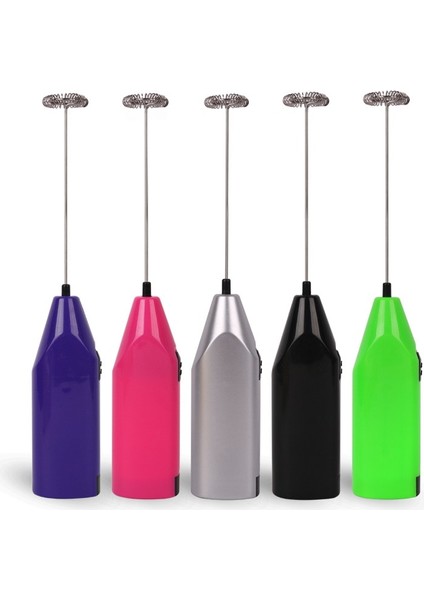 Pembe Tarzı Elektrikli Süt Köpürtücü Kahve Makinesi El Mikseri Cappuccino Öğütülmüş Köpük Blender Yumurta Çırpıcı Tipi Uygun Küçük Güç (Yurt Dışından)