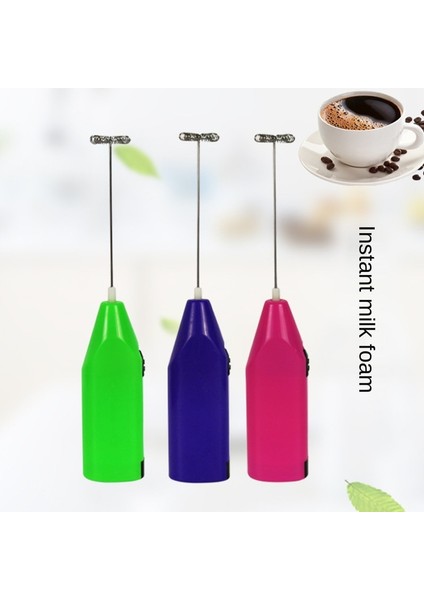 Pembe Tarzı Elektrikli Süt Köpürtücü Kahve Makinesi El Mikseri Cappuccino Öğütülmüş Köpük Blender Yumurta Çırpıcı Tipi Uygun Küçük Güç (Yurt Dışından)