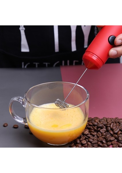 Kırmızı Stil El Elektrikli Süt Köpürtücü Ultra Hızlı Kahve Süt Çırpıcı Kek Çikolata Yapımı Çok Amaçlı Küçük Blender Ev Aletleri (Yurt Dışından) modelleri