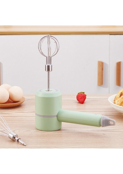 Beyaz Stil Kablosuz Taşınabilir Elektrikli Gıda Mikser El Blender 3 Hız Yüksek Güçlü Hamur Blender Yumurta Çırpıcı El Mikser (Yurt Dışından)