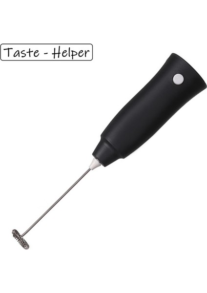 Siyah Stil Süt Köpürtücü El Köpürtücü Kahve Çırpma Yumurta Çırpıcı Sıcak Çikolata Cappuccino Karıştırıcı Mini Taşınabilir Blender Mutfak Aracı (Yurt Dışından)