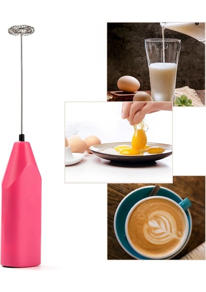 Gümüş Tarzı Mini Saplı Karıştırıcı Pille Çalışan El Elektrikli Mikser Içecek Kahve Çırpma Sütü Köpürtücü Mikser Pratik Mutfak Pişirme Çok (Yurt Dışından) modelleri