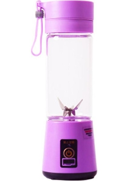 Beyaz Stil 2 Bıçak 380ML Bıçaklar Taşınabilir Elektrikli Meyve Sıkacağı Ev USB Şarj Edilebilir Smoothie Maker Karıştırıcılar Makine Sporları Şişe Juicingcup (Yurt Dışından)