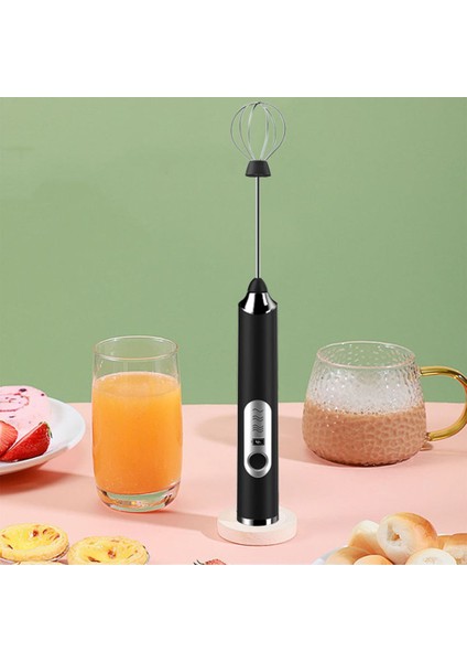 Siyah Stil Elektrikli Yumurta Çırpıcı Paslanmaz Çelik Otomatik Yumurta Çırpma Krema Köpük Karıştırıcı Kahve Süt Köpürtücü Köpürtücü USB Ev Yumurta Karıştırıcı (Yurt Dışından) modelleri