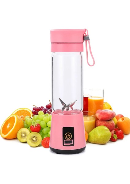 Beyaz Stil Mini Taşınabilir Portakal Sıkacağı USB Elektrikli Mikser Meyve Smoothie Blender Makinesi Kişisel Mutfak Robotu Maker Suyu Sıkacağı (Yurt Dışından)