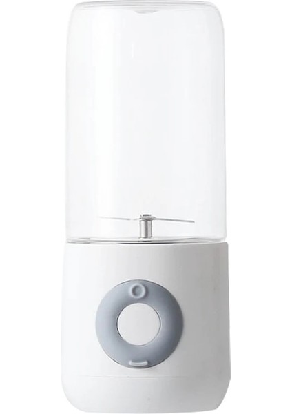 Beyaz Stil 5V 500ML Juicer Blender Portable USB Rechargeable Mini Home Food Processor Smoothie Maker Mixer Juicer Machine Food Processor Cup (Yurt Dışından)