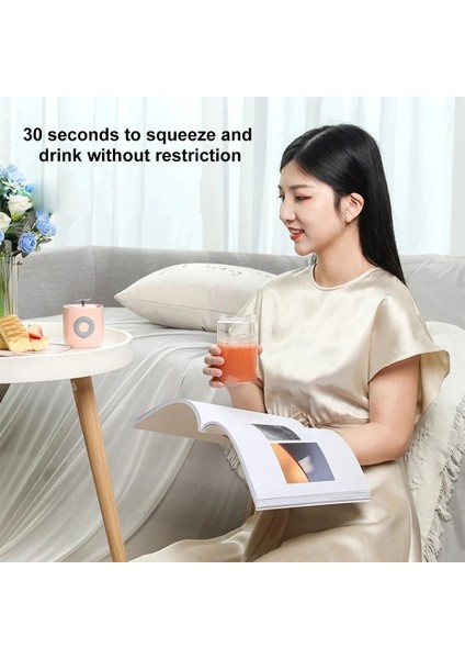 Yeşil Stil 6 Bıçaklı 500ML Elektrikli Meyve Sıkacağı Bardak Taşınabilir Smoothie Blender Mini Mikser Sıkacağı Suyu USB Şarj Vitamer Meyve Sıkacağı (Yurt Dışından)