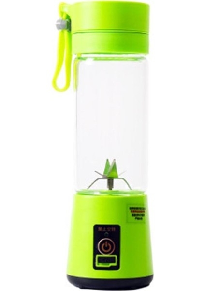 Sarı Stil 6 Bıçak 380ML Bıçaklar Taşınabilir Elektrikli Meyve Sıkacağı Ev USB Şarj Edilebilir Smoothie Maker Karıştırıcılar Makine Sporları Şişe Juicingcup (Yurt Dışından)