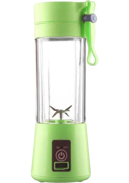 Yeşil Stil Taşınabilir Mikser USB Elektrikli Meyve Sıkacağı El Smoothie Maker Blender Karıştırma Şarj Edilebilir Mini Suyu Şişesi Bardak Extractor (Yurt Dışından)