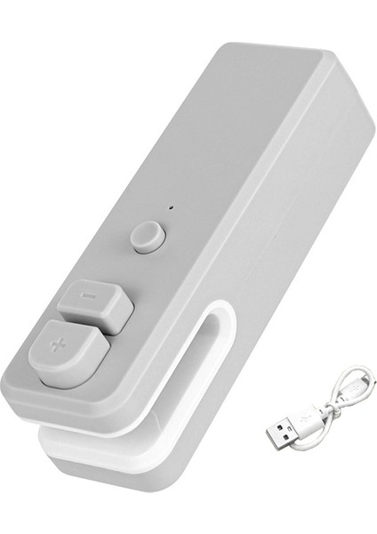 Gri Tarzı Taşınabilir Plastik Torba Isı Mühürleyen Mini USB Şarj Gıda Sızdırmazlık Vakum Makinesi Aperatif 2 1 El Mühürleyen Mutfak Aksesuarları (Yurt Dışından)