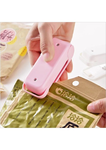 Beyaz Stil Mini Gıda Mühürleyenler Ev El Basınçlı Kapama Makinesi Gıda Tasarrufu Aperatif Gıda Plastik Poşet Kapama Makinesi Küçük Paketleyiciler Mühürleyen (Yurt Dışından)