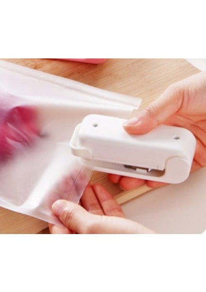 Beyaz Stil Mini Gıda Mühürleyenler Ev El Basınçlı Kapama Makinesi Gıda Tasarrufu Aperatif Gıda Plastik Poşet Kapama Makinesi Küçük Paketleyiciler Mühürleyen (Yurt Dışından) fiyatları
