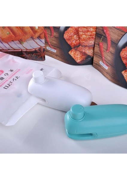 Yeşil USB Stili Mini Gıda Vakum Mühürleyen Paket Torba Makinesi USB Şarj Gıda Depolama Tasarrufu Isıtma Mutfak Aletleri Plastik Torba Yapıştırma Makinesi (Yurt Dışından)