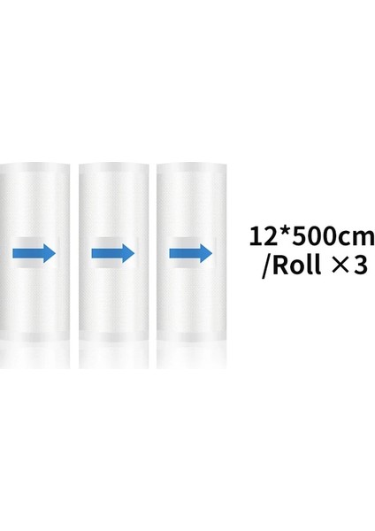 NO.41255 Stili Gıda Vakum Poşeti Vakum Yapıştırma Makinesi Saklama Çantası M * 500CM Rollsbatch Vakum Paketleme Çantası Gıda Vakum Poşeti (Yurt Dışından)