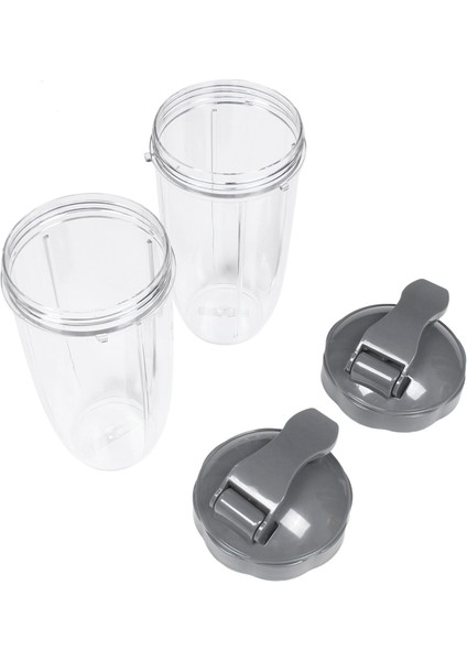 Erik Tarzı Nutribullet 600W ve Pw Blender (2 Paket) Için Üstten Açılır Kapaklı 32 Oz Yedek Bardak (Yurt Dışından)