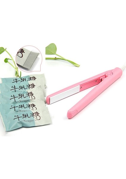 Pembe Tarzı Mini Taşınabilir Isı Yapıştırma Makinesi Gıda Vakumlama Makinesi Aperatif Plastik Ambalaj Torbası El Capper Ev Seamer (Yurt Dışından)