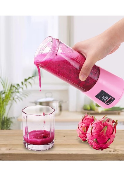 Lavanta Tarzı 6 Bıçak Taşınabilir Blender 6 Bıçaklı USB Elektrikli Sıkacağı Makinesi Blender Mikser Mini Mutfak Robotu Kişisel Blender Vitamer (Yurt Dışından)