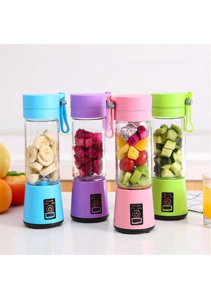 Stil 2 Kırmızı Stil Taşınabilir Blender USB Mikser Elektrikli Meyve Sıkacağı Makinesi Smoothie Blender Mini Mutfak Robotu Kişisel Blender Fincan Suyu Karıştırıcıları (Yurt Dışından)