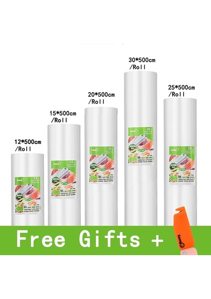 30CM-2PCS Tarzı Mutfak Gıda Vakum Torbası Saklama Torbaları Vakum Mühürleyen Gıda Taze Uzun Tutma cm * 500CM (Yurt Dışından)