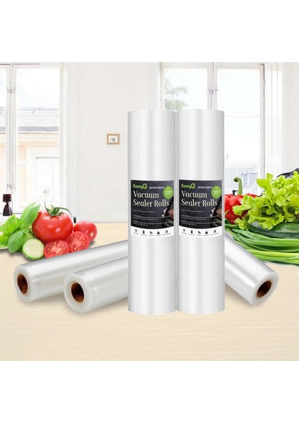 30CM-2PCS Tarzı Mutfak Gıda Vakum Torbası Saklama Torbaları Vakum Mühürleyen Gıda Taze Uzun Tutma cm * 500CM (Yurt Dışından)