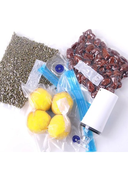 5 Adet 26X28CM Tarzı Yeniden Kullanılabilir Vakum Gıda Saklama Fermuarlı Çanta Seti Elektrikli El Vakumlama Makinesi Pompası Sous Vide Çanta USB Şarj Edilebilir Bpa Ücretsiz (Yurt Dışından)
