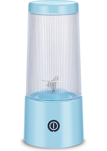 Mavi Stil Taşınabilir Mikser USB Elektrikli Meyve Sıkacağı El Smoothie Maker Blender Karıştırma Şarj Edilebilir Mini Mutfak Robotu Suyu Bardağı (Yurt Dışından)